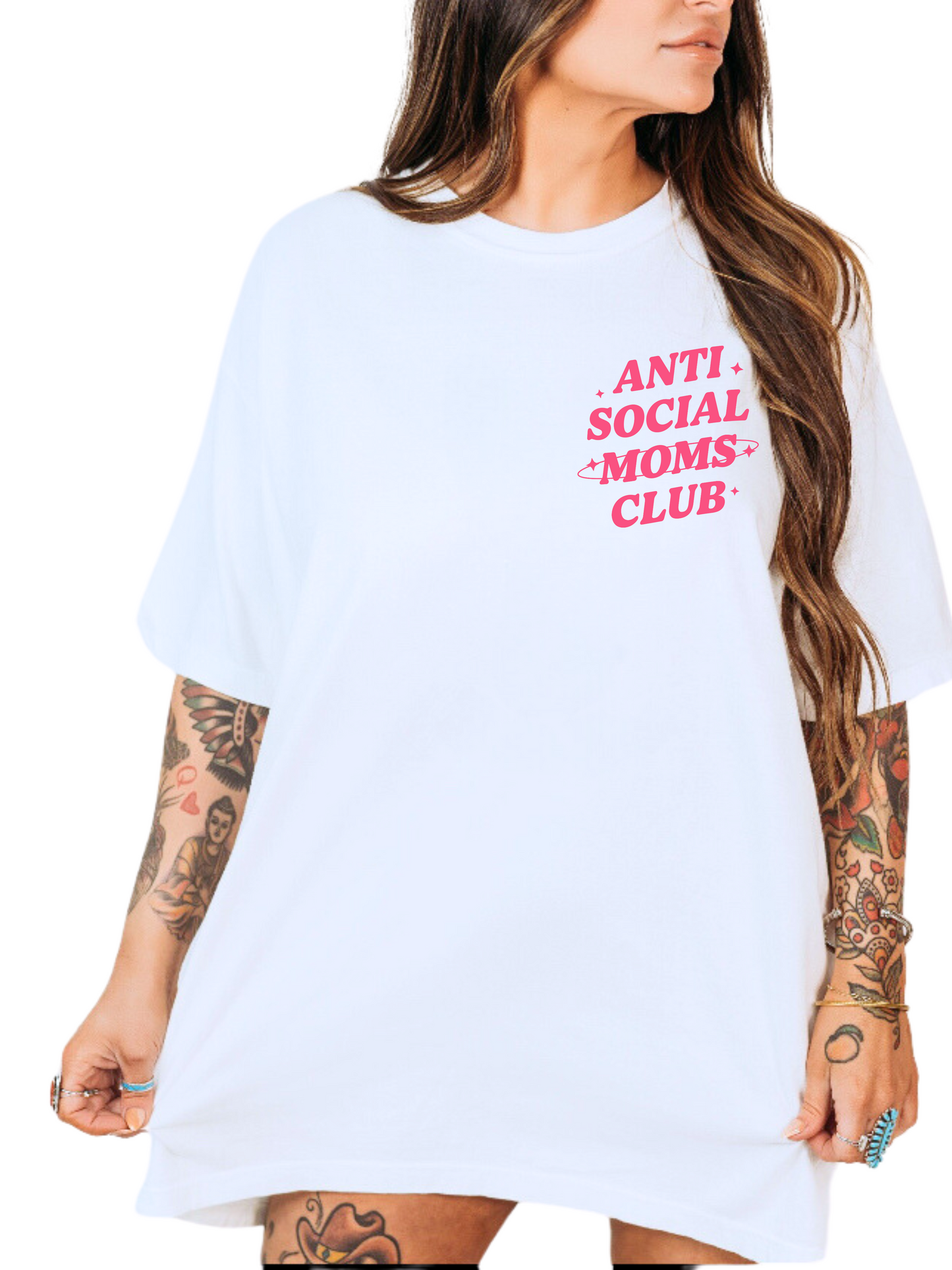 Anti Social Moms Club Tee