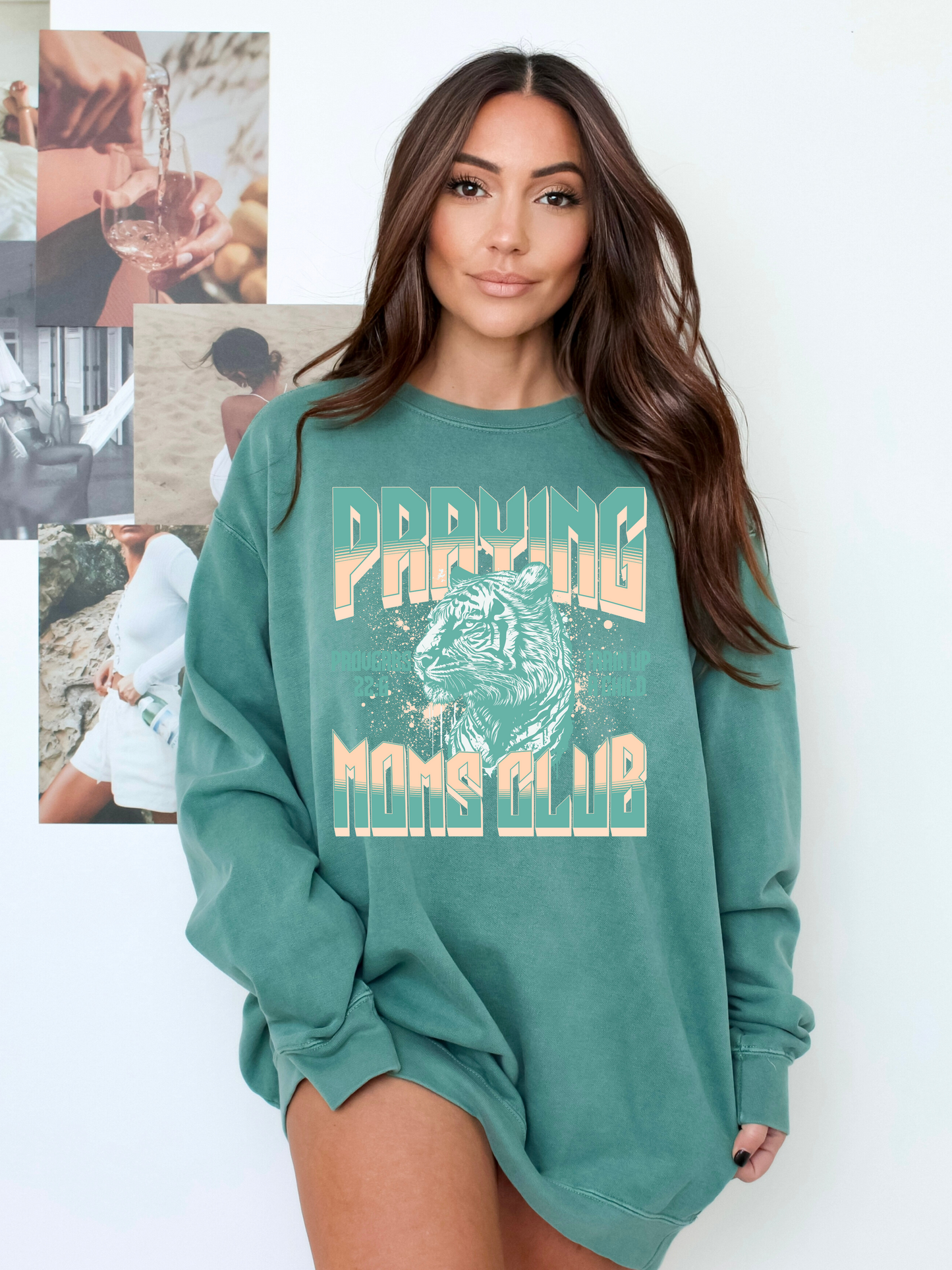 Praying Moms Club Crewneck Sweatshirt