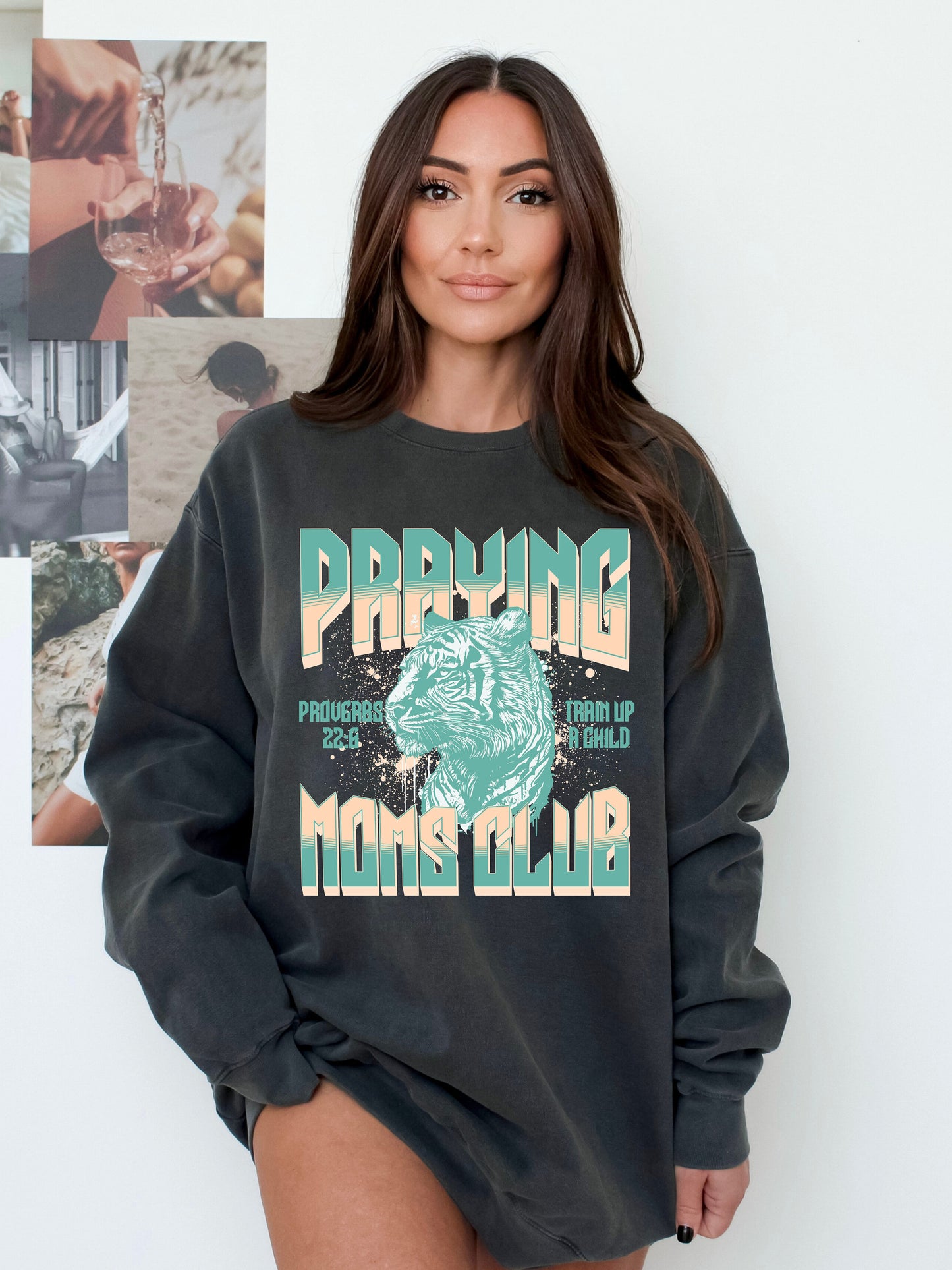 Praying Moms Club Crewneck Sweatshirt