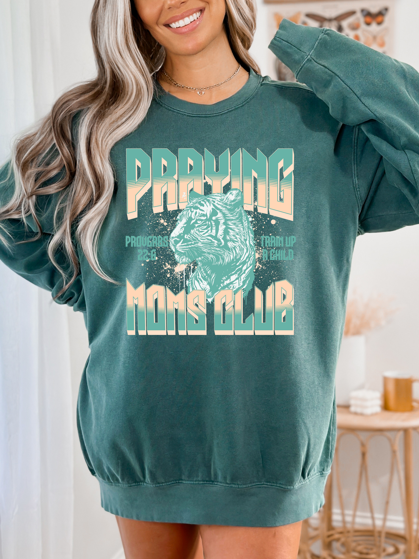 Praying Moms Club Crewneck Sweatshirt