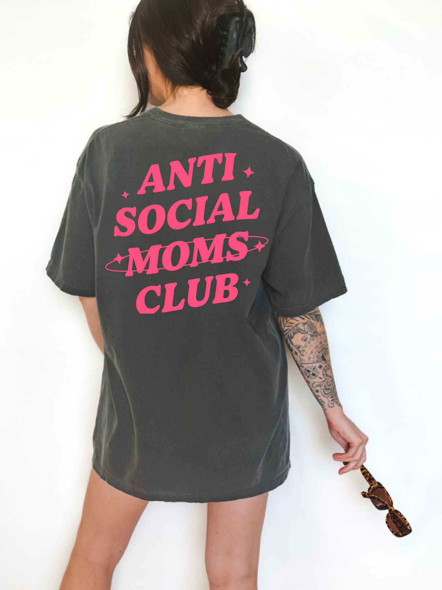 Anti Social Moms Club Tee